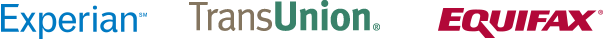 Experian TransUnion Equifax logos